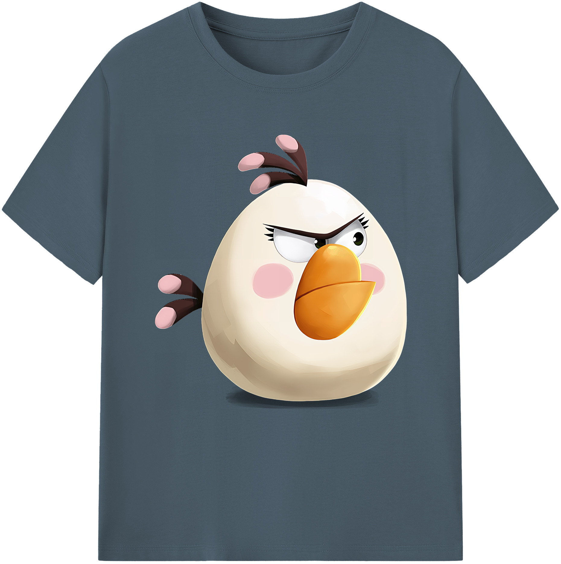 （画像用） Angry Birds アングリーバード 綿100％半袖Tシャツ（フロントプリント）